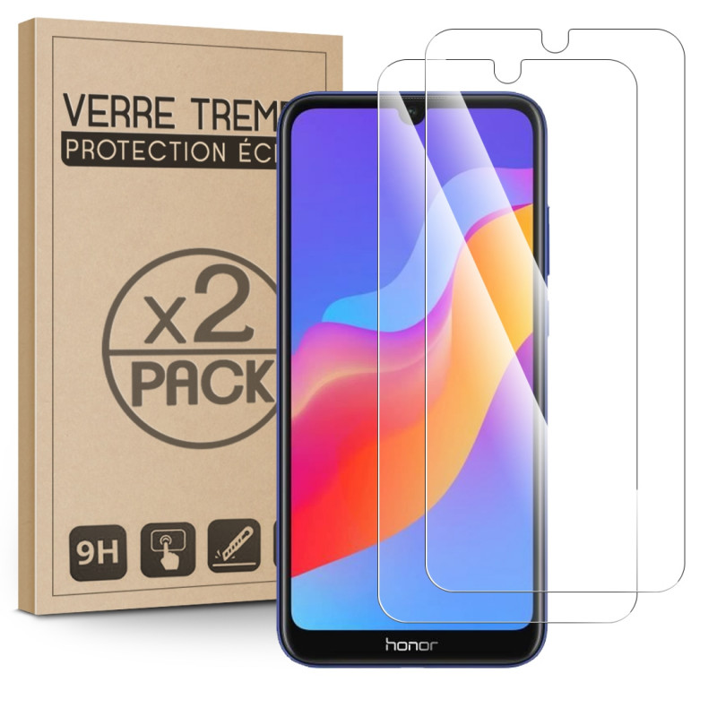 Verre Trempé Protection d'écran pour Smartphone Honor 8A 2020 [Pack x2]