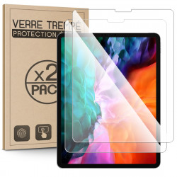 Écran Protection en Verre Trempé pour Apple iPad Pro 12.9 2020 [Pack x2] 