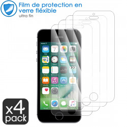 [Pack x4] Verre Fléxible Dureté 9H pour Apple iPhone SE (1ʳᵉ génération)