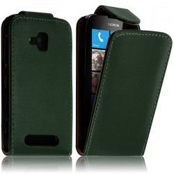 Housse coque Etui pour Nokia Lumia 610 couleur vert