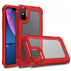 Coque Protection maximale Robuste Anti-chocs Rouge pour Apple iPhone XS Max