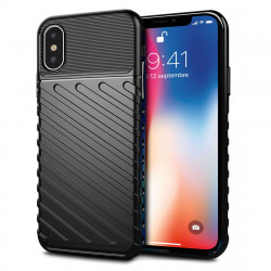 Coque Protection maximale Robuste Anti-chocs Rouge pour Apple iPhone XS