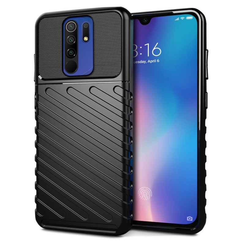 Coque Protection maximale Robuste Anti-chocs Rouge pour Xiaomi Redmi 9 (2020)