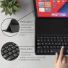 Étui Noir Clavier Azerty Bluetooth pour Samsung Galaxy Tab S6 10.5" SM-T860