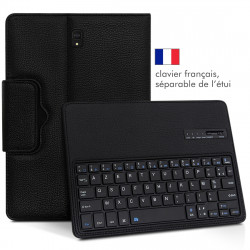 Étui Noir Clavier Azerty Bluetooth pour Samsung Galaxy Tab S4 10.5" SM-T830