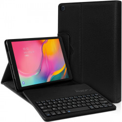 Étui Noir Clavier Azerty Bluetooth pour Samsung Galaxy Tab A 10.1" SM-T510