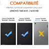 Étui Noir Clavier Azerty Bluetooth pour Lenovo Tab E10 / TB-X104F  10,1 Pouces