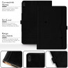 Étui Housse de Protection Support Noir pour Lenovo Tab P10 10,1 Pouces