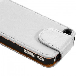 Housse coque Etui blanc pour Apple iPhone 4/4S + Chargeur auto 