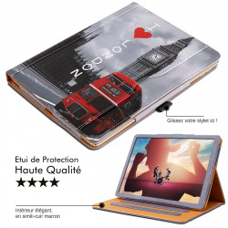 Etui Universel Attaches Support Couleur Noir pour Tablette 10.1"