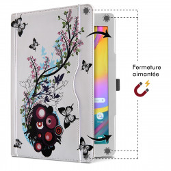 Etui Universel Attaches Support Couleur Noir pour Tablette 10.1"