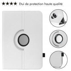 Étui de Protection Blanc avec Clavier Bluetooth pour Tablette DUODUOGO P6