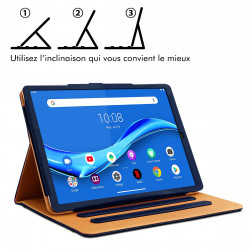 Étui de Protection Noir avec Clavier Buetooth pour Lenovo Tab M10 FHD Plus 2e Gén 10.3"