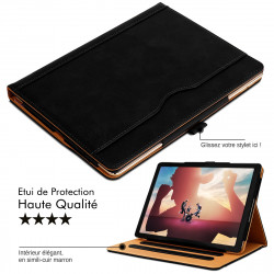 Etui Universel Attaches Support Couleur Noir pour Tablette 10.1"