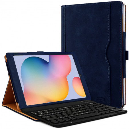 Étui de Protection Noir avec Clavier Bluetooth pour Samsung Galaxy Tab S6 Lite 10.4 P610