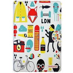 Housse Etui Universel à Rabat Fonction Support avec motif ZA04 pour Tablette Cdiscount Cdisplay 7 7"