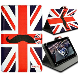 Housse Etui Universel à Rabat Fonction Support avec motif KJ22 pour Tablette Cdiscount Cdisplay 7 7"