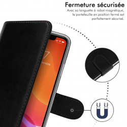 Étui Portefeuille et Support (Noir) pour Smartphone Samsung Galaxy S20+ (2020) 6.7 pouces