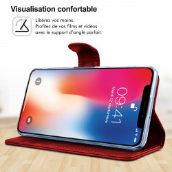 Coque Housse Etui avec Rabat Latéral Fonction Support pour Wiko Cink Slim couleur Blanc