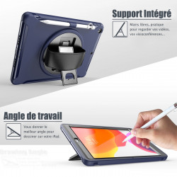 Coque Protection Intégrale Support (Noir) pour Apple iPad Air 3è Gen 10.5