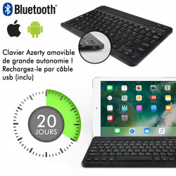 Étui de Protection Noir avec Clavier Bluetooth pour Samsung Galaxy Tab S6 10.5 SM-T860