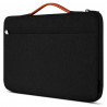 Sacoche Housse de Protection (M-Noir/Orange) pour Apple MacBook Pro 15"