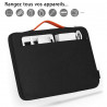 Sacoche Housse de Protection (M-Noir/Orange) pour Apple MacBook Pro 15"
