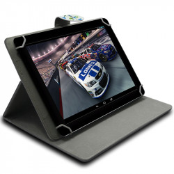 Housse Etui Universel M à Rabat et Support Motif HF01 pour Tablette Acer Iconia One 8 B1-850 8 pouces