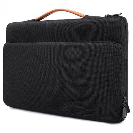 Sacoche Housse de Protection Double poche (S-Noir) pour Apple MacBook Air 13.3"