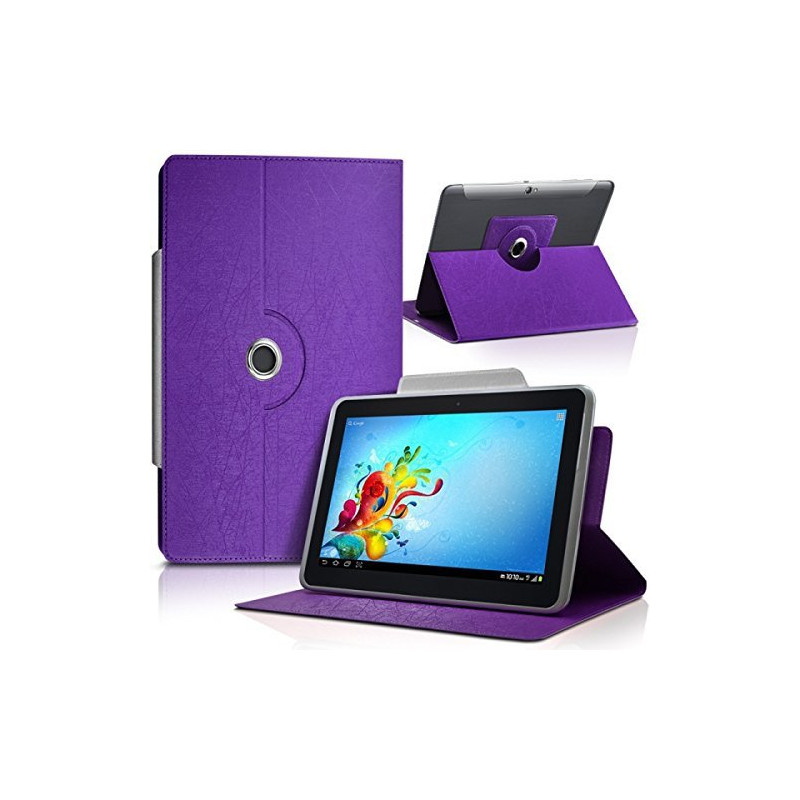 Housse Etui Universel S couleur Violet pour Tablette QiLive Q8 I Q8T7IN 4G 7 pouces