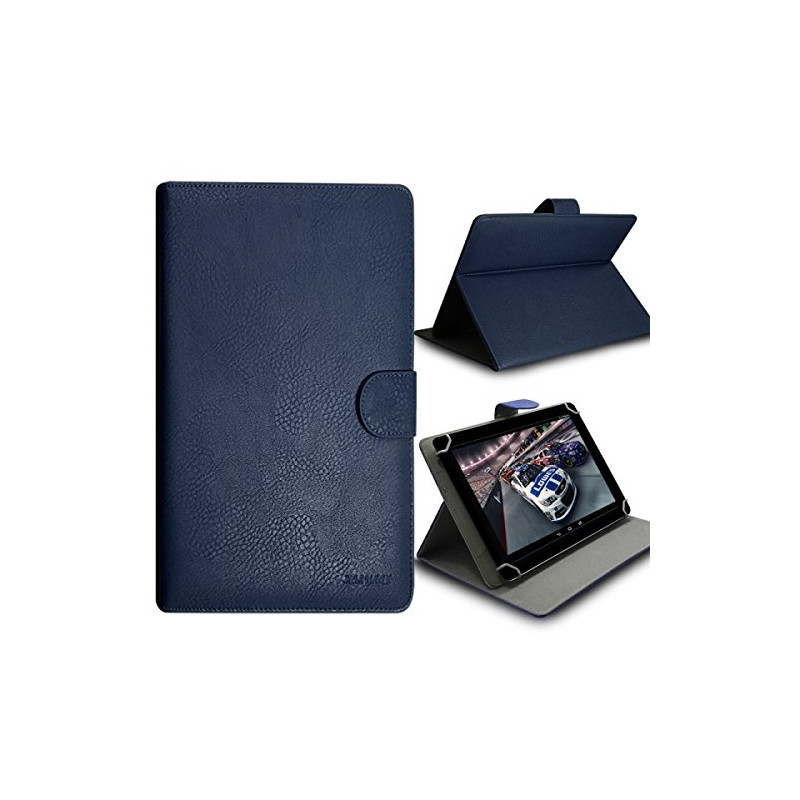 Housse Etui Universel à Rabat Fonction Support Couleur Bleu pour Tablette Samsung Galaxy Tab S 8,4"