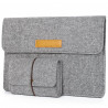 Sacoche Housse de Protection (S-Gris Clair) pour Apple MacBook Pro 13"