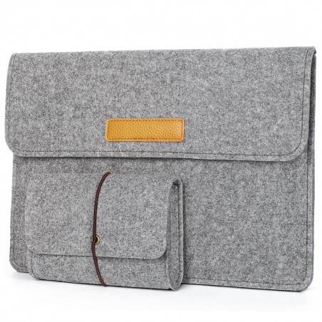 Sacoche Housse de Protection (S-Gris Clair) pour Apple MacBook Pro 13"