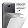 Housse Etui Clapet Couleur blanc Universel S pour Samsung Galaxy S4 i9505
