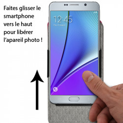 Etui S-View à clapet Universel S Couleur Violet pour Samsung Galaxy S5 Mini