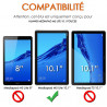 Étui Housse de Protection Support Noir pour Huawei Mediapad M5 Lite 10,1"