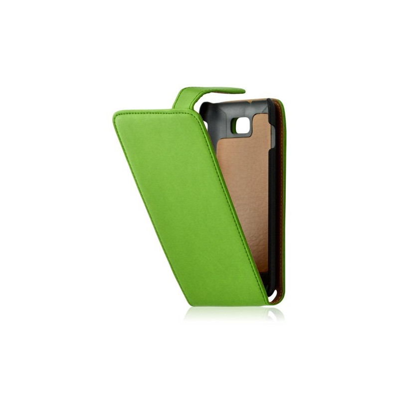 Housse coque étui pour Samsung Galaxy Note couleur vert + Film protecteur