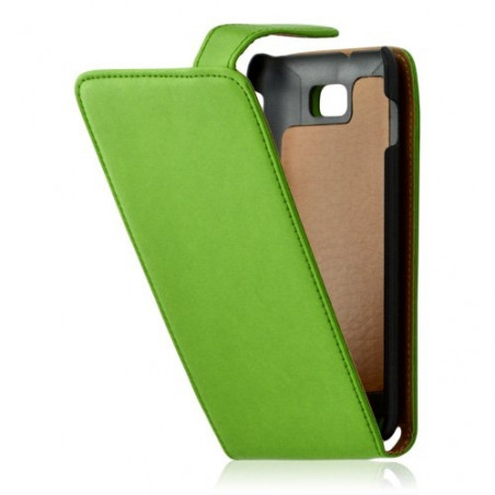 Housse coque étui pour Samsung Galaxy Note couleur vert + Film protecteur