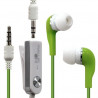 Kit piéton main libre couleur vert pour Apple : iPhone / iPhone 3G / iPhone 3GS / iPhone 4 / iPhone 4S / iPod Nano 1G / iPod Na