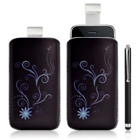 Housse coque étui pochette pour Apple Ipod Touch 1G/2G/3G/4G avec motif + stylet luxe