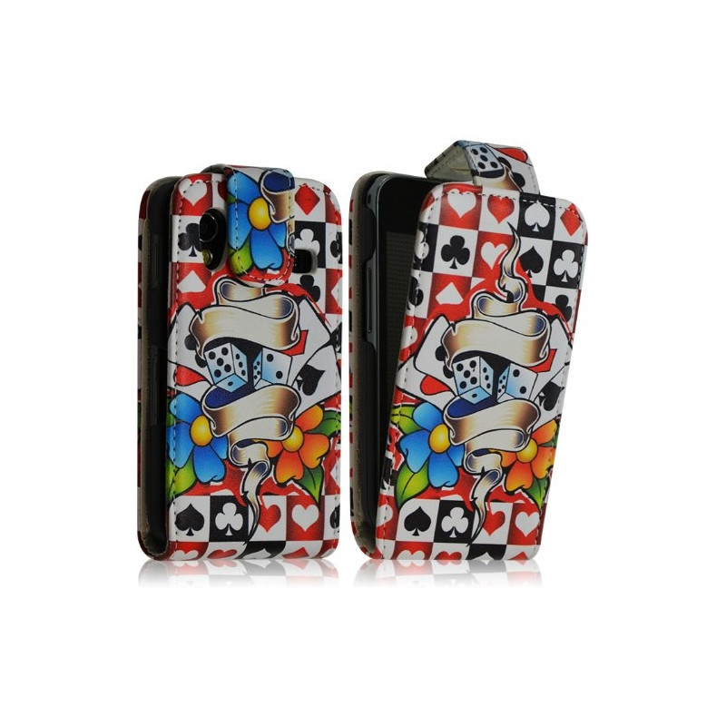 Housse coque étui pour Samsung Galaxy Ace S5830i avec motifs HF14