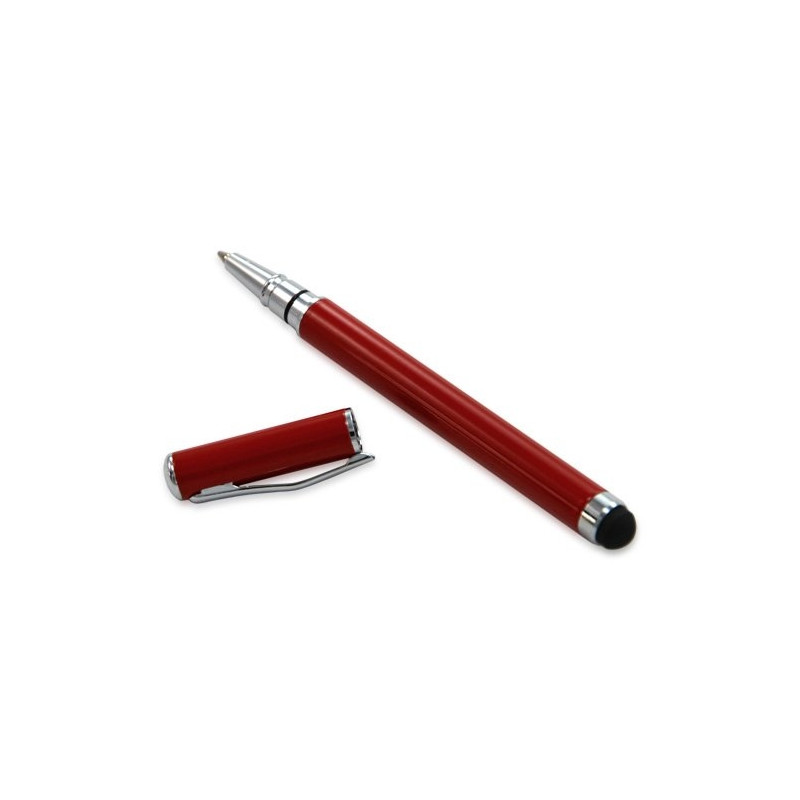 Stylet 2en1 fonction stylo pour Acer ICONIA Tab Couleur Rouge