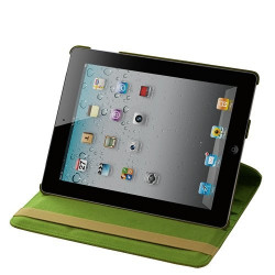 Housse coque étui pour Apple iPad 2 / 3 avec sytème de rotation à 360 degrès style croco