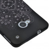 Housse Etui Coque Semi Rigide pour HTC One M7 avec motif LM11 + Film de Protection