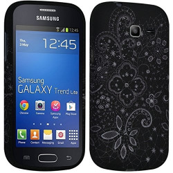 Housse Etui Coque Semi Rigide pour Samsung Galaxy Trend Lite ( s7390) avec motif LM11 + Film de Protection