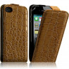 Housse étui coque style crocodile pour Apple Iphone 4/4S