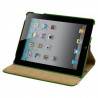 Housse coque etui pour Apple Ipad 2 de luxe avec sytème de rotation à 360 degrès couleur vert