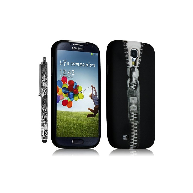 Housse Coque pour Samsung Galaxy S4 avec motif LM07 + Stylet