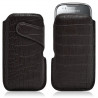 Housse coque étui pochette style croco pour Samsung Galaxy Naos i5801