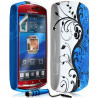 Housse Coque Étui En Gel Pour Sony Ericsson Xperia Kyno Avec Motif + Stylet + Film Ecran